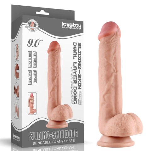 9.5'' Sliding Skin Dual Layer Dong 9.5'' Sliding Skin Dual Layer Dong