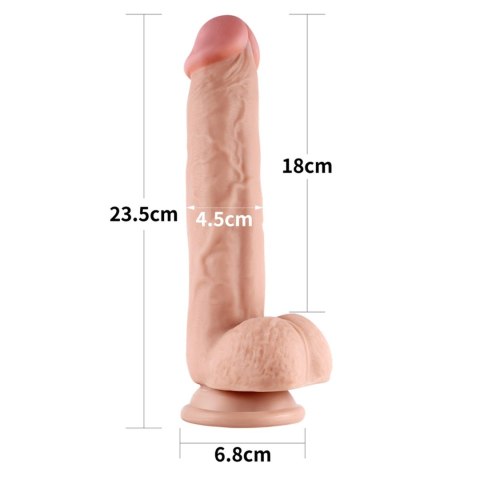 9.5'' Sliding Skin Dual Layer Dong 9.5'' Sliding Skin Dual Layer Dong