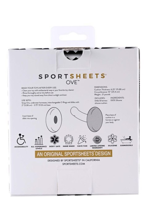 SPORTSHEETS OVE DILDO AND HARNESS SILICONE CUSHION SPORTSHEETS OVE DILDO AND HARNESS SILICONE CUSHION