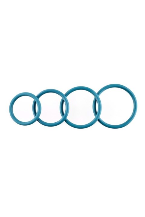 SPORTSHEETS TURQUOISE O RING 4 PACK SPORTSHEETS TURQUOISE O RING 4 PACK