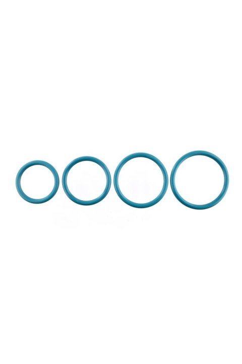 SPORTSHEETS TURQUOISE O RING 4 PACK SPORTSHEETS TURQUOISE O RING 4 PACK