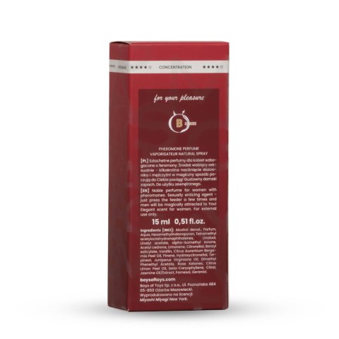 Miyoshi Miyagi Feromony damskie INSTINCT feromon parfumes Femme 15ml Miyoshi Miyagi