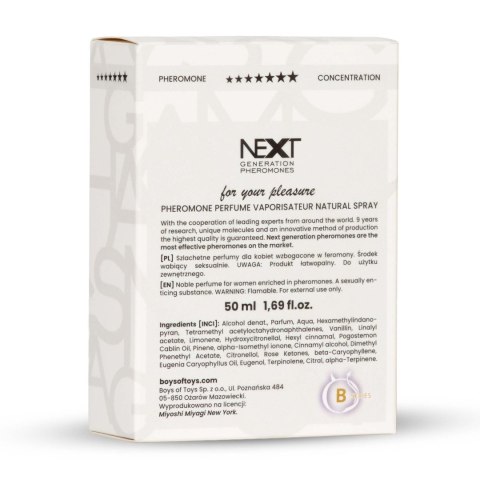 Miyoshi Miyagi Feromony dla kobiet Next ""X"" 50 ml Femme Miyoshi Miyagi