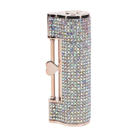 Dyskretny stymulator intymny Loveline Diamond z eleganckim łańcuszkiem do torebki