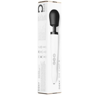 Doxy Wibrator różdżka Die Cast R Rechargeable Wand Massager White Doxy