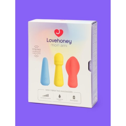 Lovehoney Zestaw trzech masażerów mon ami TRIO Lovehoney