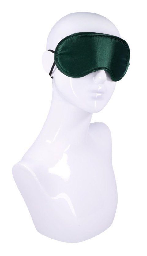 Sportsheets Indica Blindfold – Szmaragdowa Satynowa Opaska na Oczy | Sensory Play
