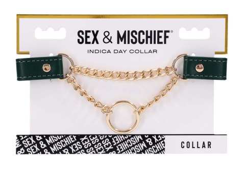 Sportsheets Indica Day Collar Szmaragdowa Obroża BDSM