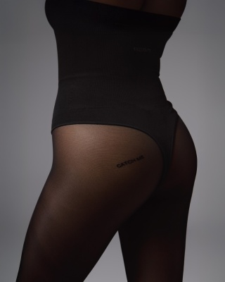 Obsessive Patrise Me Rajstopy – Napis "Catch Me" S/M