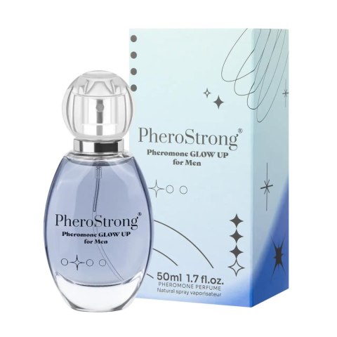 PheroStrong Glow up for Men perfumy z feromonami w kartonowym opakowaniu