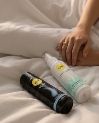 Pjur Essential Set: Lubrykant Wodny Aqua 100ml + Toy Clean 100ml | Zestaw Higiena i Komfort