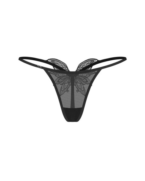 Elastyczne paski na biodrach modelki.