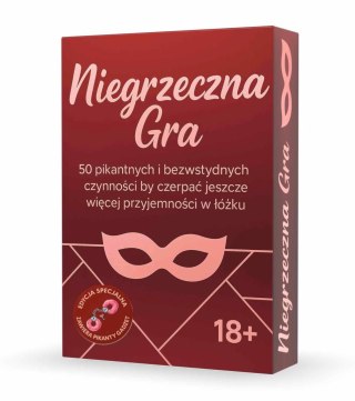 Niegrzeczna Gra dla Par – 50 Pikantnych Zadań + Kajdanki | Grammi