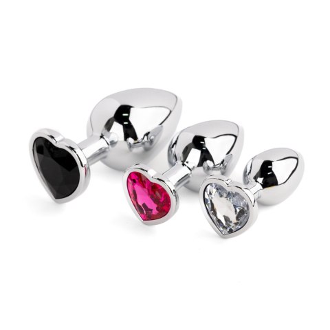 Jewellery - Silver Heart PLUG - SET