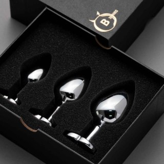 Jewellery - Silver Heart PLUG - SET