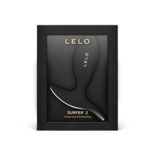 LELO SURFER 2 Black – Wibrator Analny Unisex z Aplikacją | Luksusowy Masażer