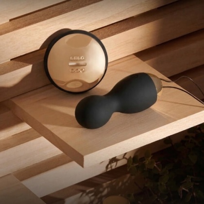 LELO HULA Beads Black – Wibrujące i Rotujące Kulki z Pilotem SenseMotion