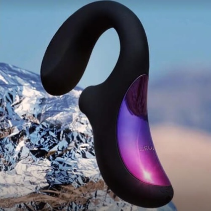 LELO ENIGMA Black – Luksusowy Wibrator Soniczny z Podwójną Stymulacją