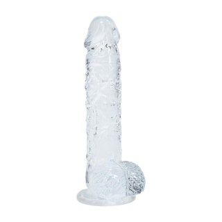 Realistic Dildo with Balls - 5" / 12,7 cm - Transparent