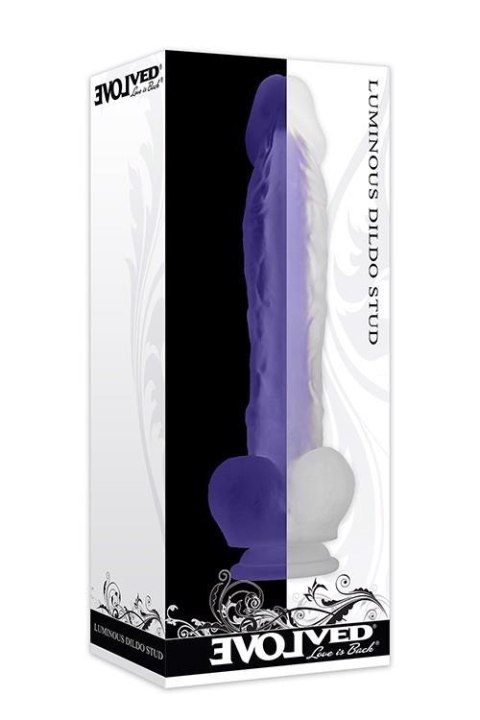 EVOLVED LUMINOUS DILDO STUD PURPLE EVOLVED LUMINOUS DILDO STUD PURPLE