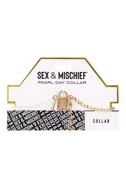 SEX AND MISCHIEF PEARL DAY COLLAR SEX AND MISCHIEF PEARL DAY COLLAR