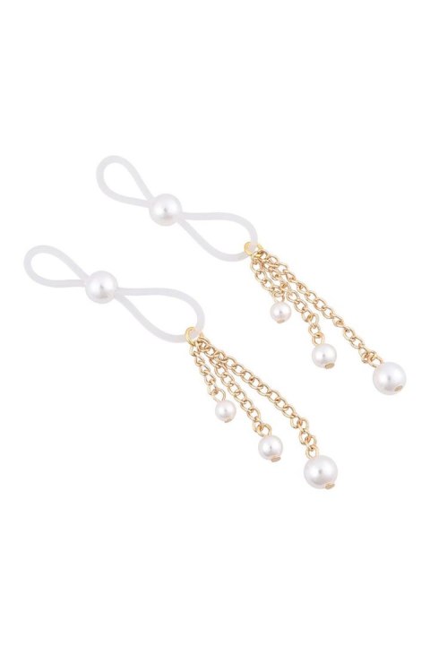 SEX AND MISCHIEF PEARL NIPPLE TIES SEX AND MISCHIEF PEARL NIPPLE TIES