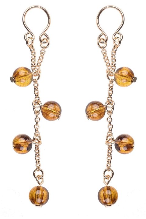 SPORTSHEETS AMBER NIPPLE JEWELRY SPORTSHEETS AMBER NIPPLE JEWELRY