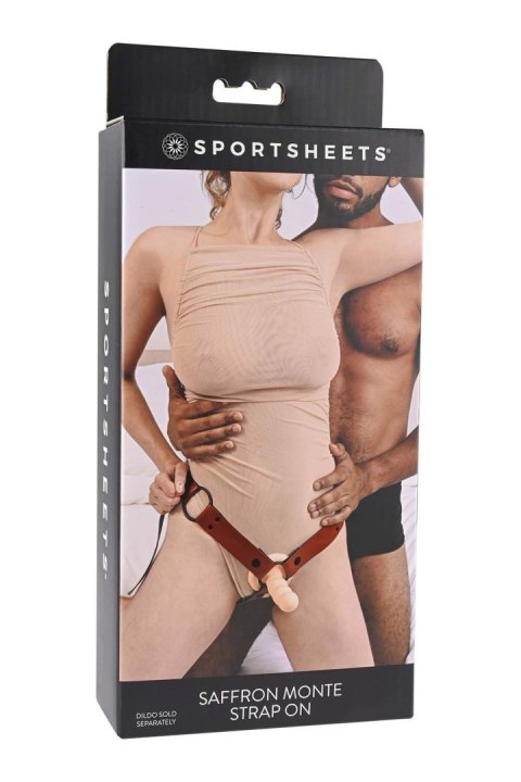 SPORTSHEETS SAFFRON MONTE STRAP ON SPORTSHEETS SAFFRON MONTE STRAP ON