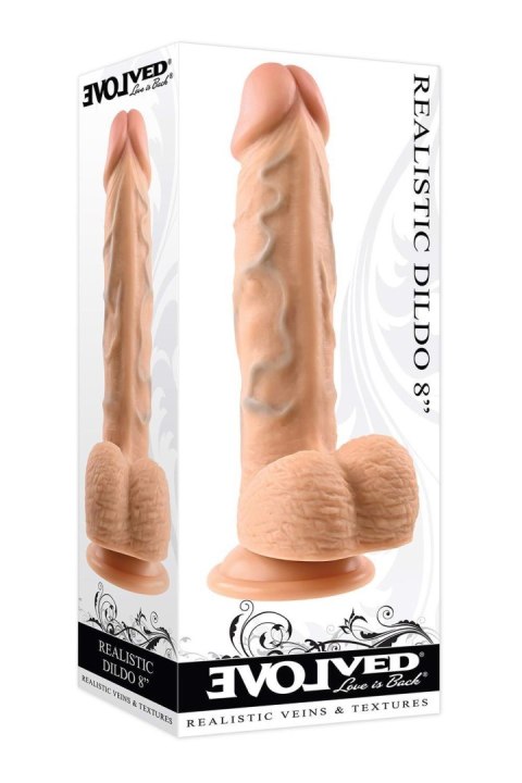 EVOLVED REALISTIC DILDO, LIGHT 20.3 cm EVOLVED REALISTIC DILDO, LIGHT 20.3 cm