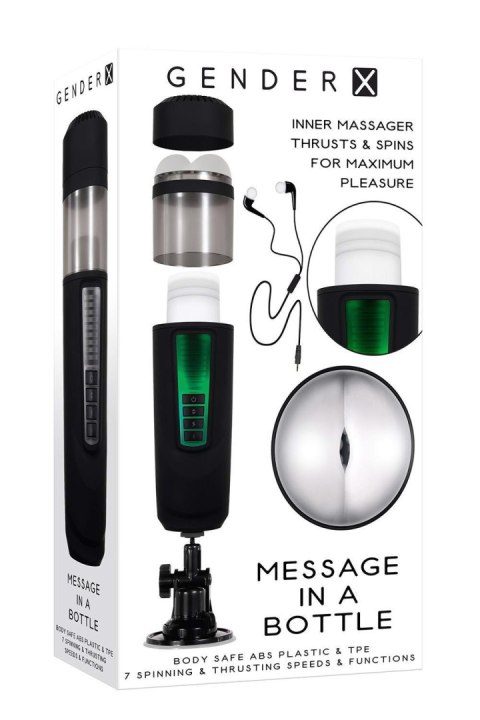 GENDER X MESSAGE IN A BOTTLE GENDER X MESSAGE IN A BOTTLE