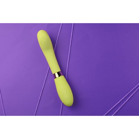 Silicone G-Spot Vibrator - Lime Passion