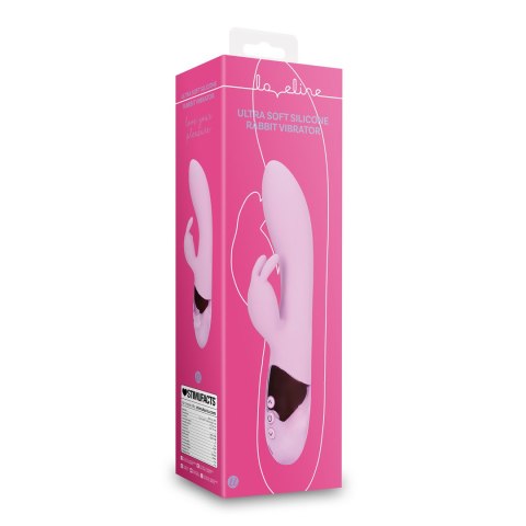 Ultra Soft Silicone Rabbit Vibrator - Exotic Fuchsia