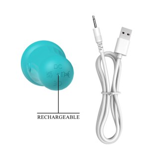 Party UP masażer kulowy magiczna różdżka ładowany usb kolor turkusowy Duuna