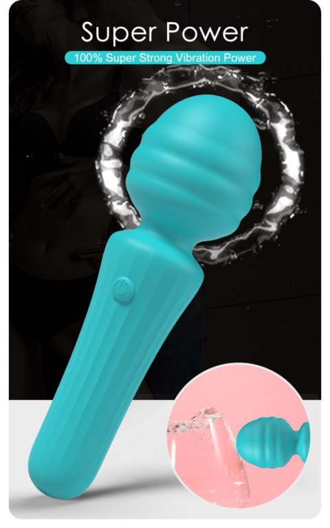 Party UP masażer kulowy magiczna różdżka ładowany usb kolor turkusowy Duuna