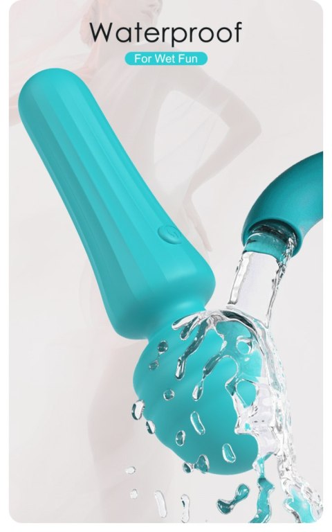Party UP masażer kulowy magiczna różdżka ładowany usb kolor turkusowy Duuna