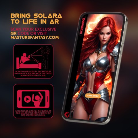 Solara - Fire Sorceress - Multi Function Masturbator