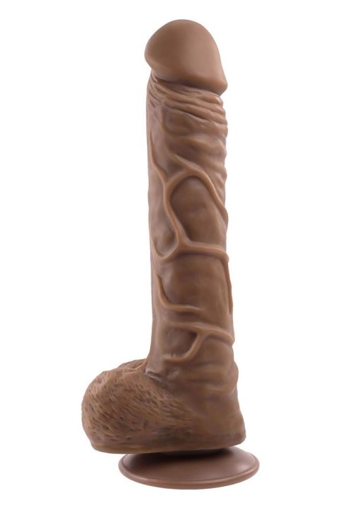 GENDER X 10 INCH 25 CM FLEXSKIN POSEABLE TRUE FEEL DILDO DARK GENDER X 10 INCH 25 CM FLEXSKIN POSEABLE TRUE FEEL DILDO DARK