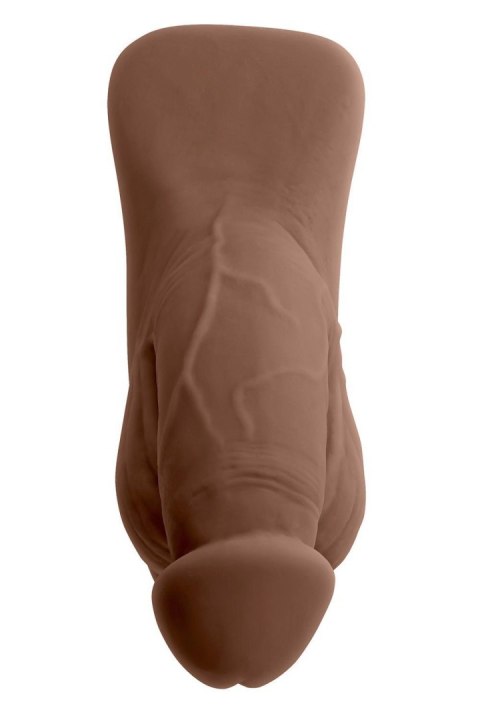 GENDER X 4 INCH PACKER, DARK FLESH GENDER X 4 INCH PACKER, DARK FLESH