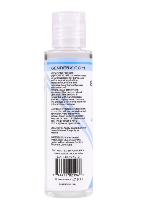 GENDER X EVERYONE'S LUBE, 120ML GENDER X EVERYONE'S LUBE, 120ML