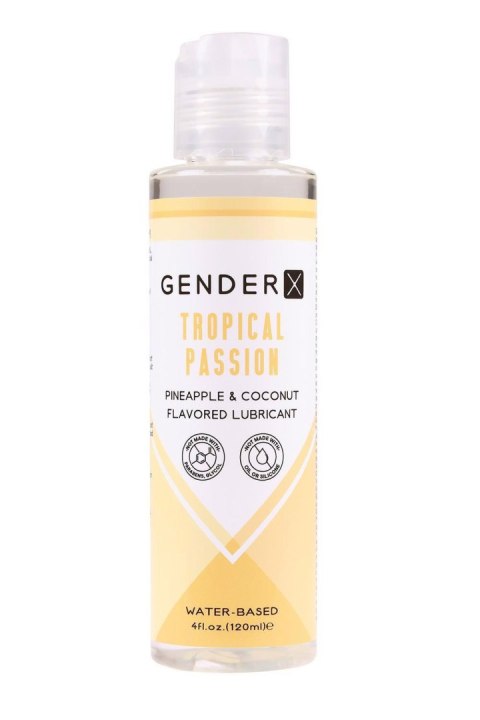 GENDER X TROPICAL PASSION FLAVORED LUBE, 120ML GENDER X TROPICAL PASSION FLAVORED LUBE, 120ML