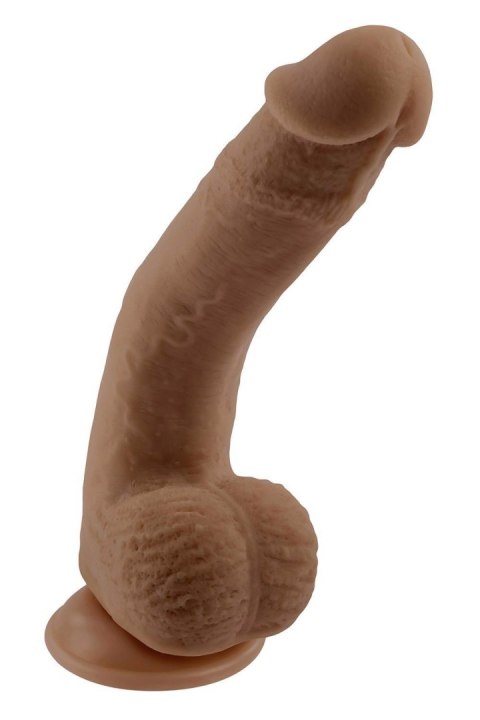 SELOPA 7 INCH 17 CM NATURAL FEEL FLEXSKIN DILDO DARK SELOPA 7 INCH 17 CM NATURAL FEEL FLEXSKIN DILDO DARK