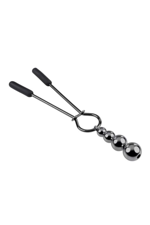 SELOPA BEADED NIPPLE CLAMPS BLACK CHROME SELOPA BEADED NIPPLE CLAMPS BLACK CHROME