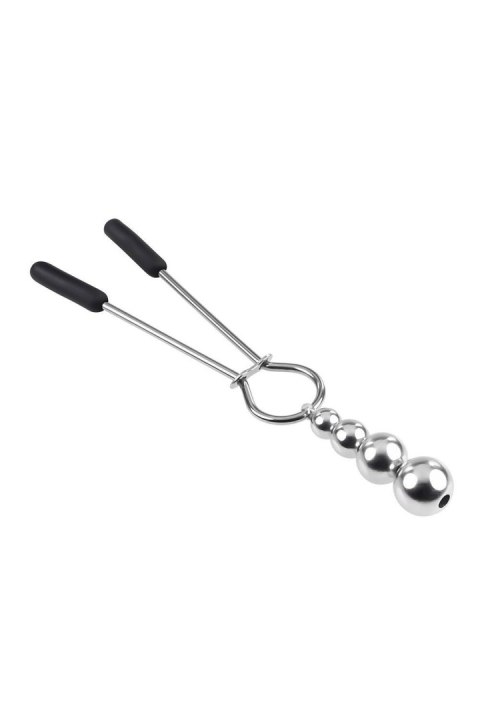 SELOPA BEADED NIPPLE CLAMPS SILVER SELOPA BEADED NIPPLE CLAMPS SILVER