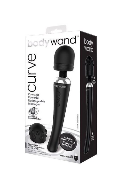 BODYWAND CURVE RECHARGEABLE BLACK BODYWAND CURVE RECHARGEABLE BLACK
