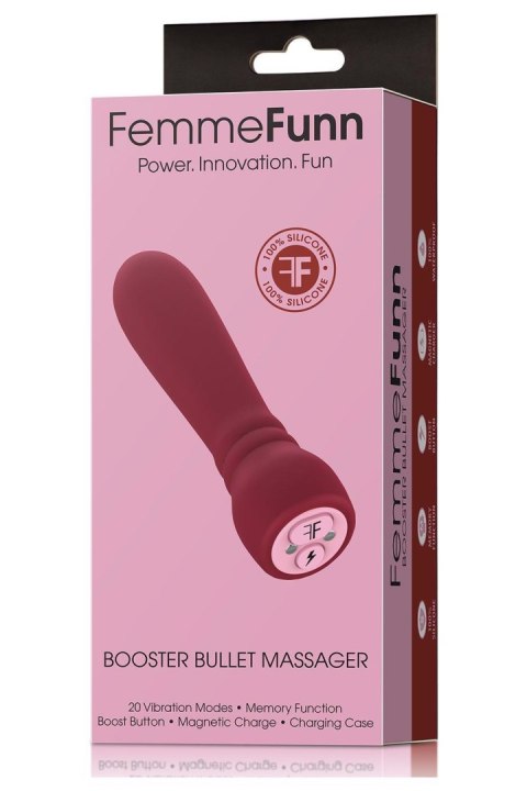 FEMMEFUNN BOOSTER BULLET MAROON FEMMEFUNN BOOSTER BULLET MAROON