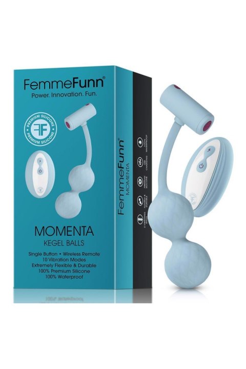 FEMMEFUNN MOMENTA KEGEL BALLS LIGHT BLUE FEMMEFUNN MOMENTA KEGEL BALLS LIGHT BLUE