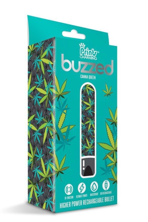 PRINTS CHARMING BUZZED BULLET CANNA QUEEN PRINTS CHARMING BUZZED BULLET CANNA QUEEN