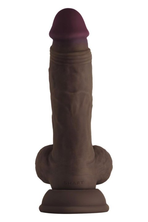 SHAFT MODEL A 7.5 INCH LIQUIDE SILICONE DONG WITH BALLS MAHOGANY SHAFT MODEL A 7.5 INCH LIQUIDE SILICONE DONG WITH BALLS MAHOGANY