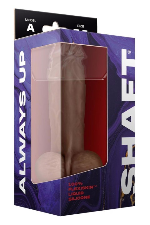 SHAFT MODEL A 7.5 INCH LIQUIDE SILICONE DONG WITH BALLS OAK SHAFT MODEL A 7.5 INCH LIQUIDE SILICONE DONG WITH BALLS OAK