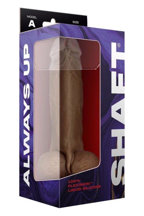 SHAFT MODEL A 9.5 INCH LIQUIDE SILICONE DONG WITH BALLS OAK SHAFT MODEL A 9.5 INCH LIQUIDE SILICONE DONG WITH BALLS OAK